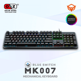 Clavier Mécanique en Métal Blue Switch MeeTion MK007 - Clavier Mécanique Gamer - Setup Gaming - Gearzone.ma | N°1 du Gaming au Maroc